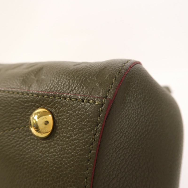 LOUIS VUITTON Monogram Empreinte Montaigne MM金扣手挽肩背兩用袋-13