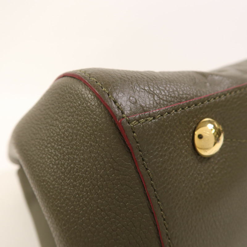 LOUIS VUITTON Monogram Empreinte Montaigne MM金扣手挽肩背兩用袋-14