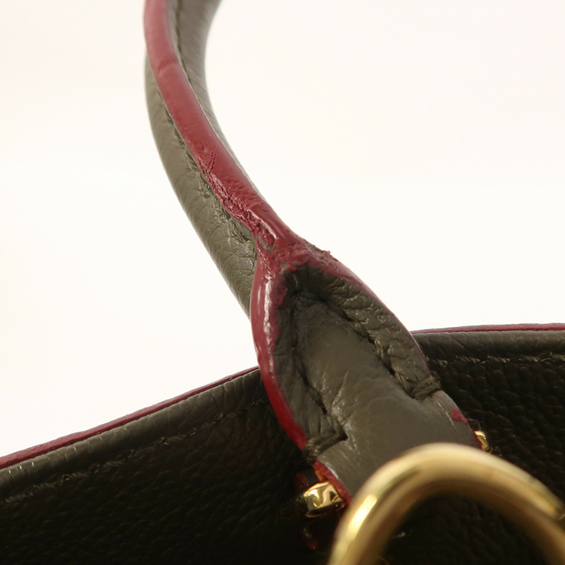 LOUIS VUITTON Monogram Empreinte Montaigne MM金扣手挽肩背兩用袋-18