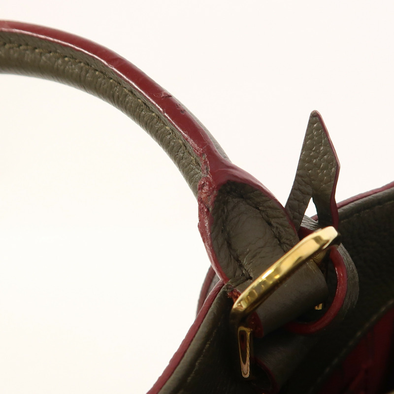 LOUIS VUITTON Monogram Empreinte Montaigne MM金扣手挽肩背兩用袋-19