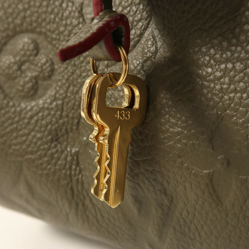 LOUIS VUITTON Monogram Empreinte Montaigne MM金扣手挽肩背兩用袋-22