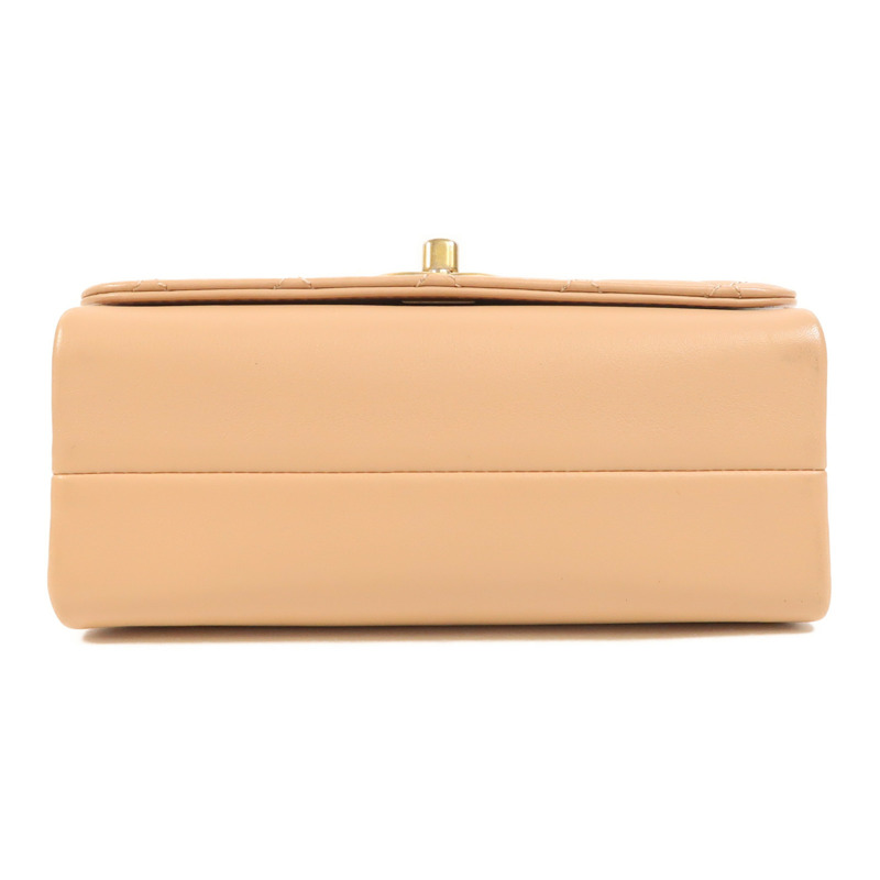 CHANEL 牛皮皮革2 Way Shoulder Bag金扣手挽肩背兩用袋-3