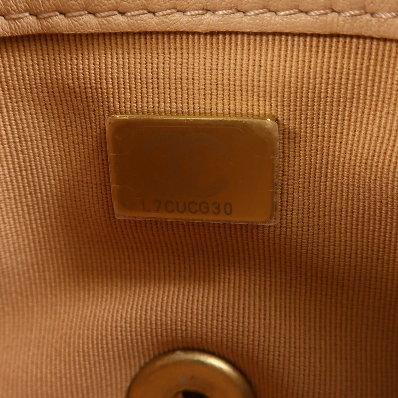 CHANEL 牛皮皮革2 Way Shoulder Bag金扣手挽肩背兩用袋-8