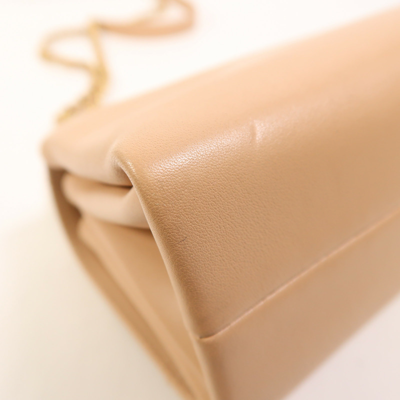 CHANEL 牛皮皮革2 Way Shoulder Bag金扣手挽肩背兩用袋-13