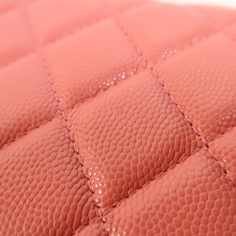 CHANEL 牛皮皮革WOC Wallet On Chain金扣鏈帶肩背袋-15