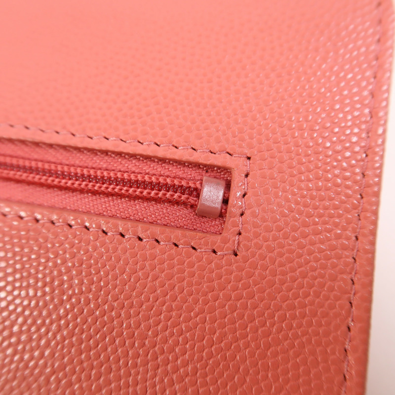 CHANEL 牛皮皮革WOC Wallet On Chain金扣鏈帶肩背袋-18