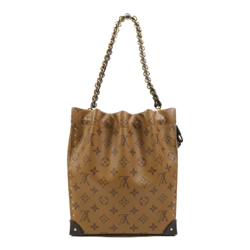 LOUIS VUITTON Monogram Reverse Noe Trunk PM手挽肩背兩用袋-1