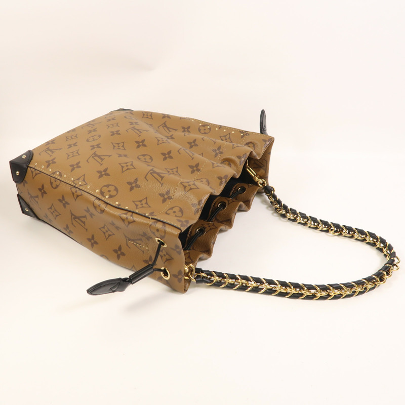 LOUIS VUITTON Monogram Reverse Noe Trunk PM手挽肩背兩用袋-6