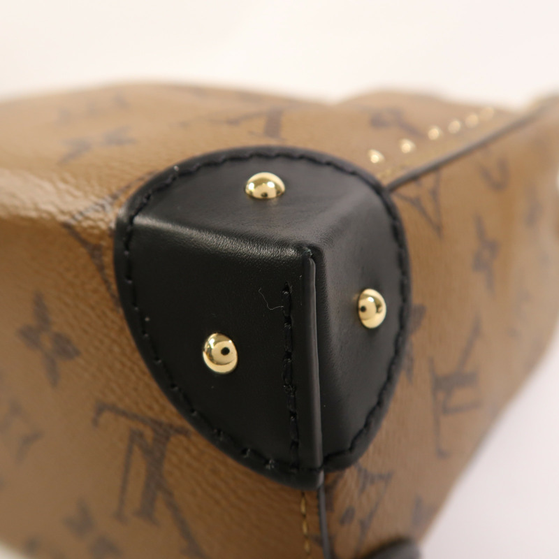 LOUIS VUITTON Monogram Reverse Noe Trunk PM手挽肩背兩用袋-10