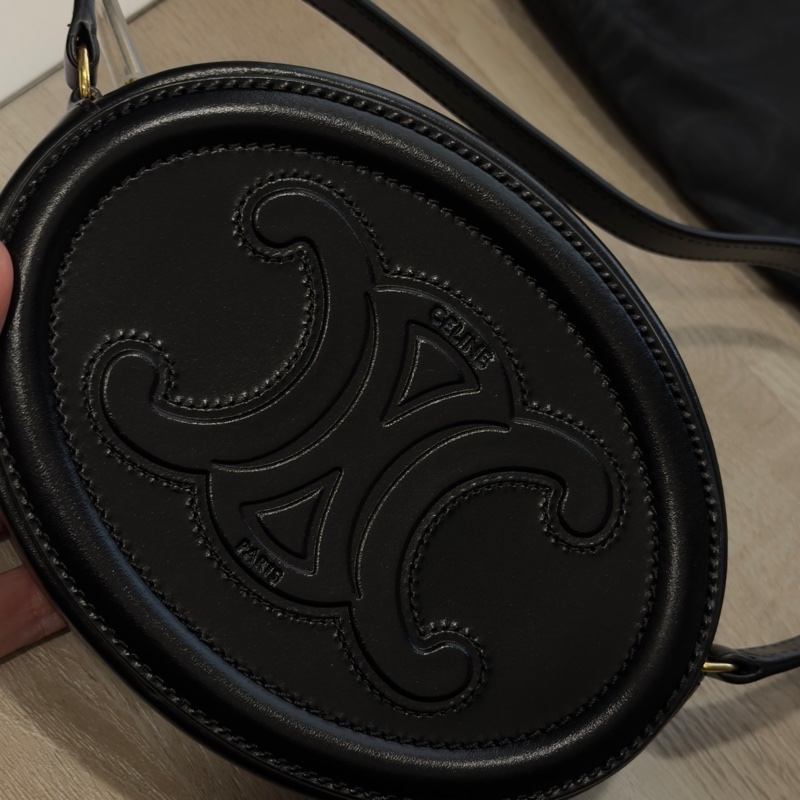 稀有CELINE 月餅包黑色小的-3