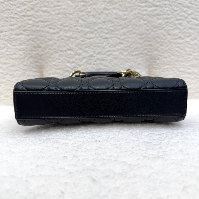 迪奧DIOR黑色小號Lady D-Joy黛妃包M0613ONGE-8