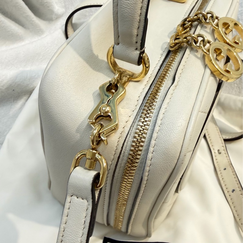 Gucci 白色 GG Marmont 相機包-5
