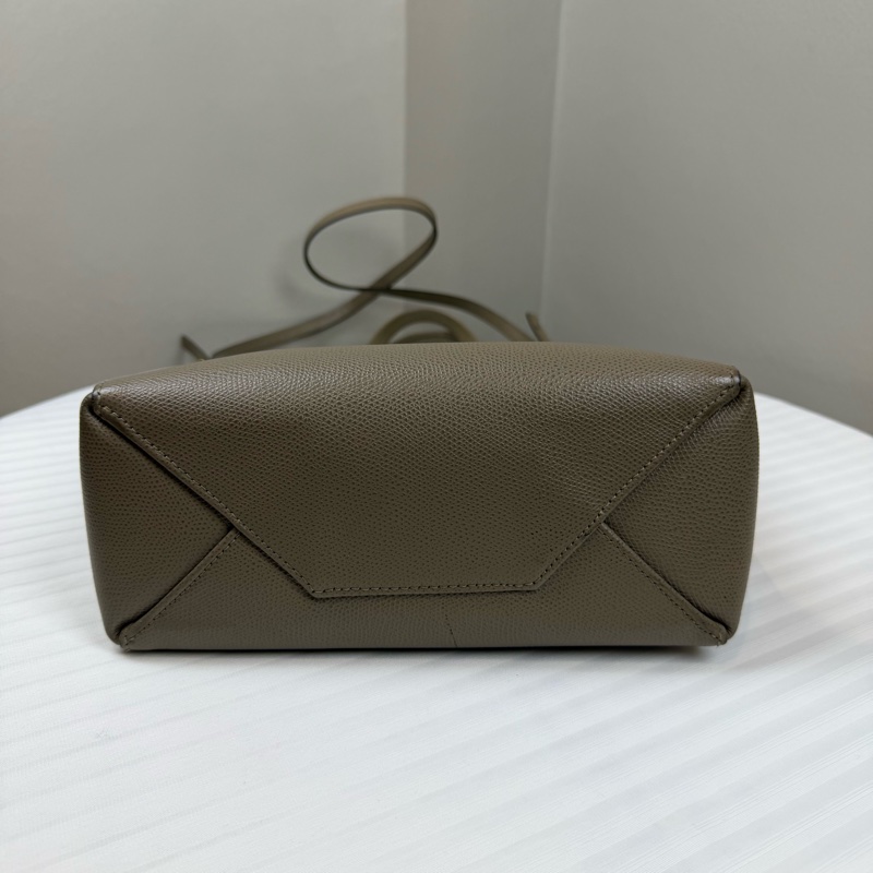 思琳/CELINE Vertical Cabas 托特包 灰褐色 頂部配有短提手 可手提 附帶可拆卸長24 高27 寬9-5