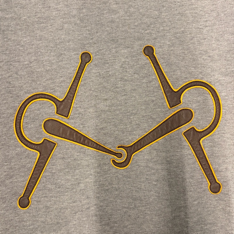 Hermes 愛馬仕 新款 運動膠囊系列 95新 S灰色馬銜拼皮-2