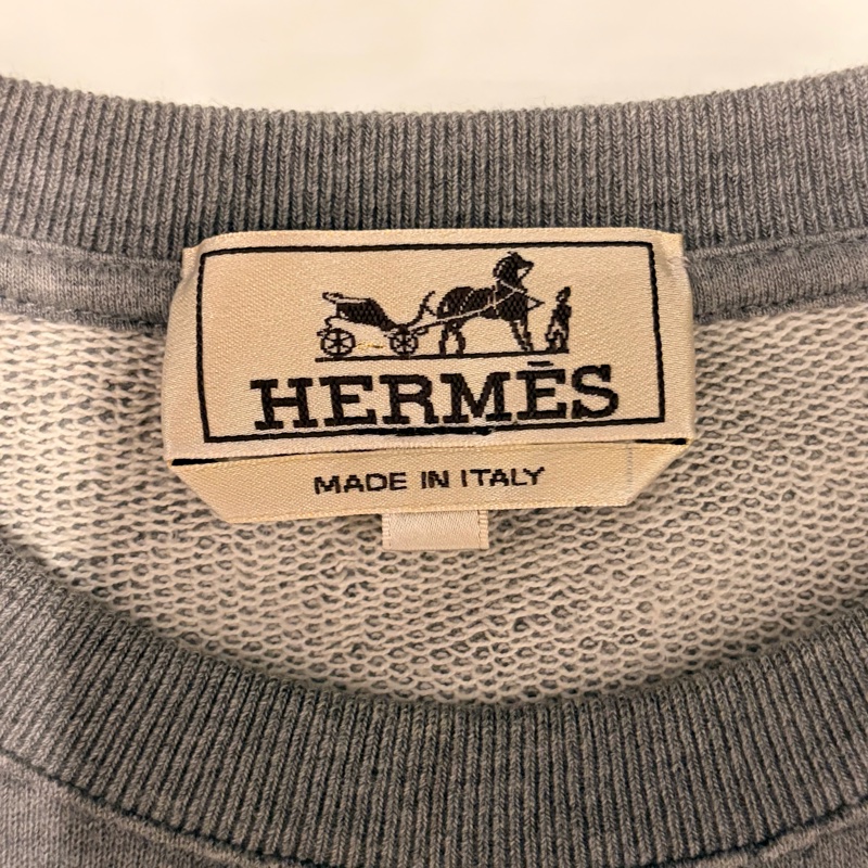 Hermes 愛馬仕 新款 運動膠囊系列 95新 S灰色馬銜拼皮-7