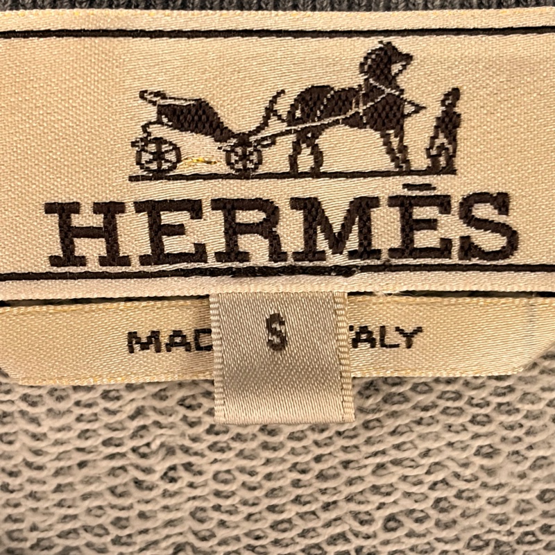 Hermes 愛馬仕 新款 運動膠囊系列 95新 S灰色馬銜拼皮-10