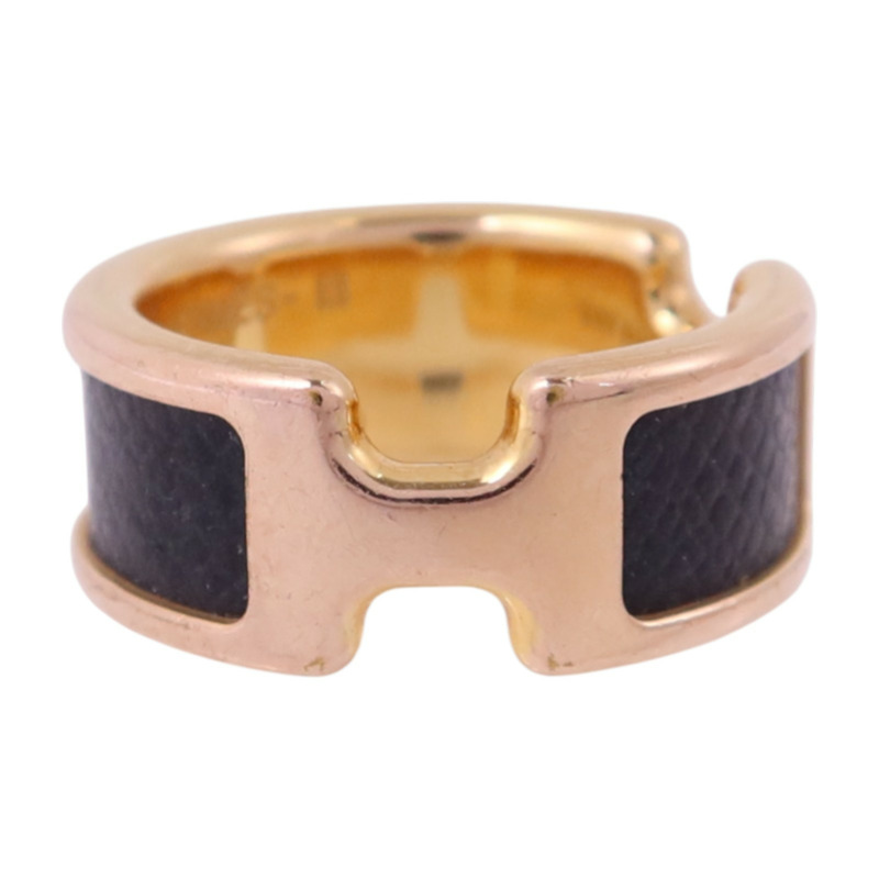 HERMES 金屬Olyme Ring戒指US#6.75/M-1