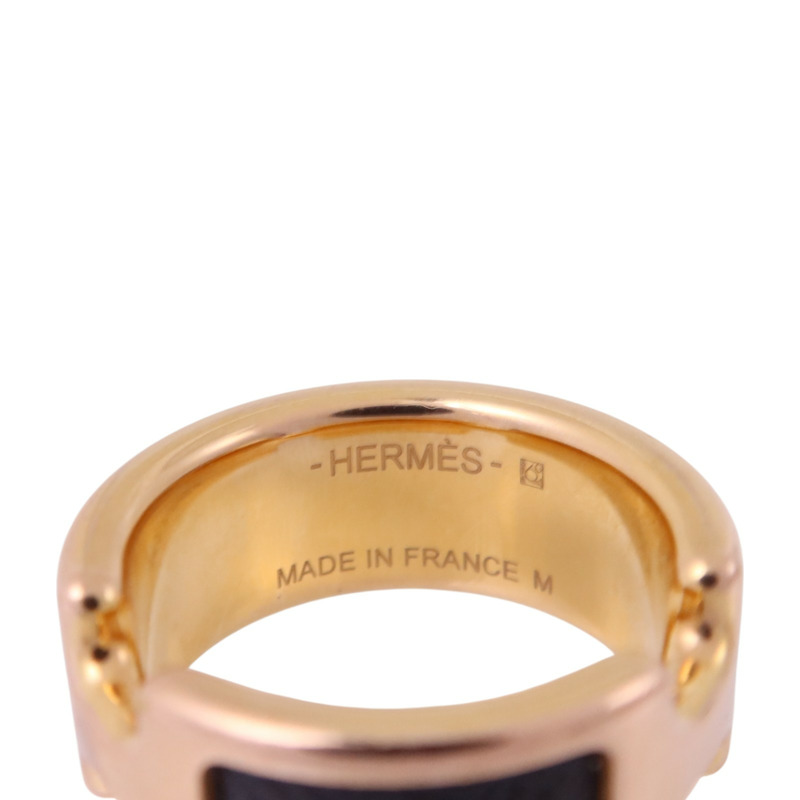 HERMES 金屬Olyme Ring戒指US#6.75/M-4