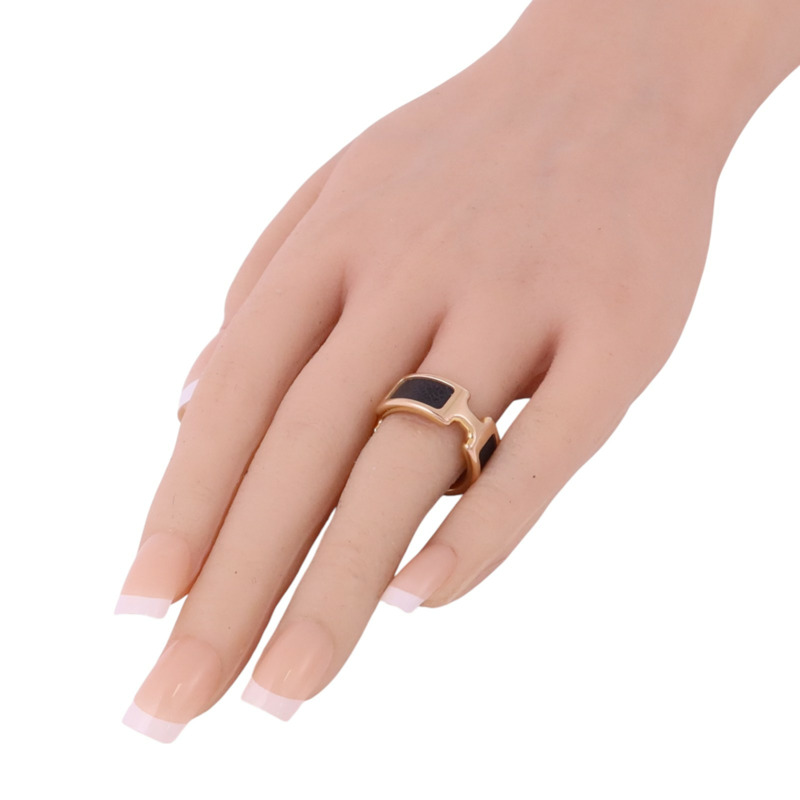 HERMES 金屬Olyme Ring戒指US#6.75/M-7