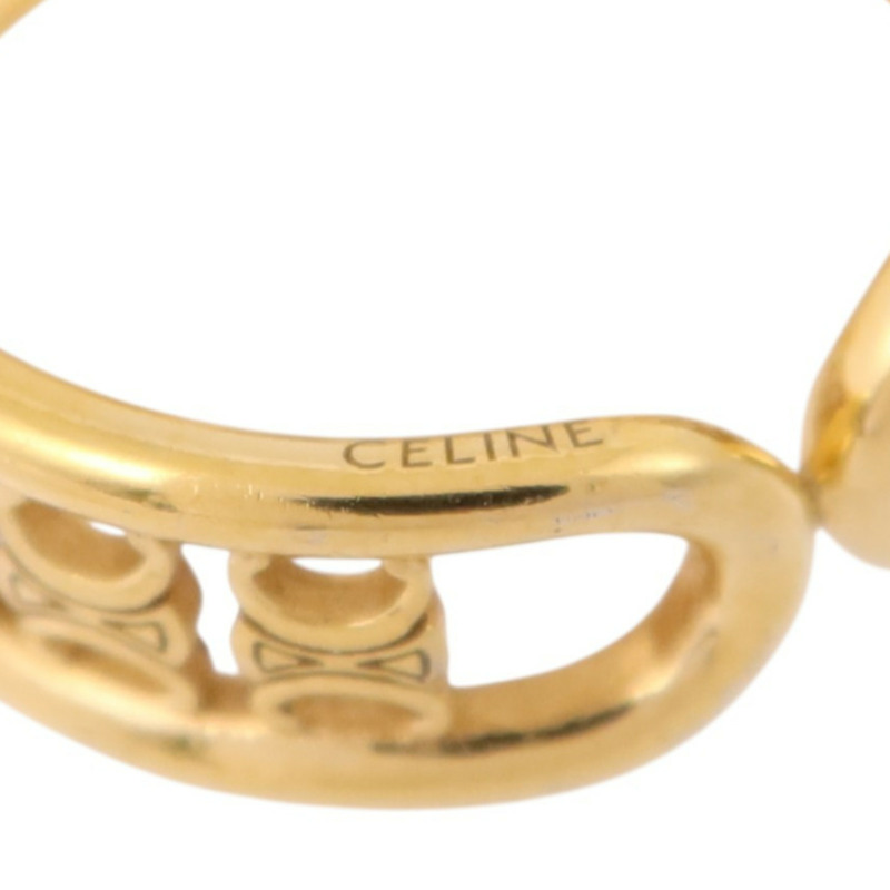 CELINE 金屬Triomphe Multi Ring戒指#54/US#6.5-6