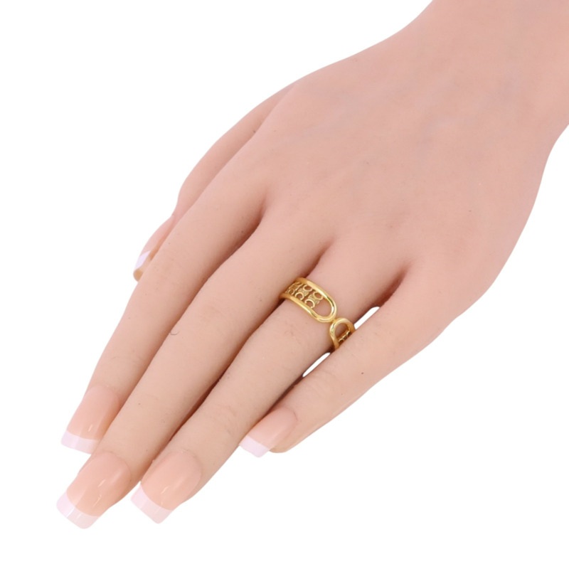 CELINE 金屬Triomphe Multi Ring戒指#54/US#6.5-9