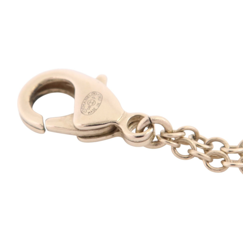 CHANEL 金屬/琺瑯Necklace金扣項鏈-5