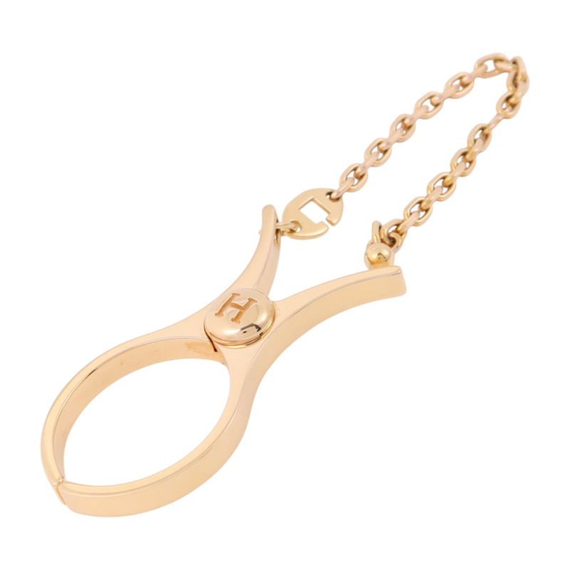 HERMES 金屬Filou Glove Clip Charm金扣掛飾-6