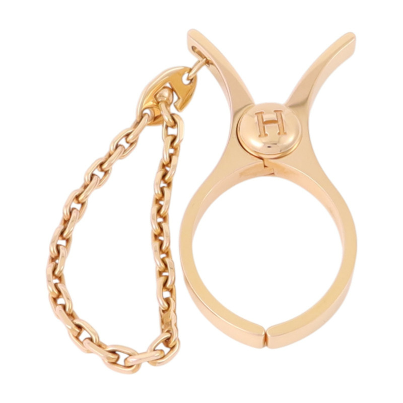 HERMES 金屬Filou Glove Clip Charm金扣掛飾-10