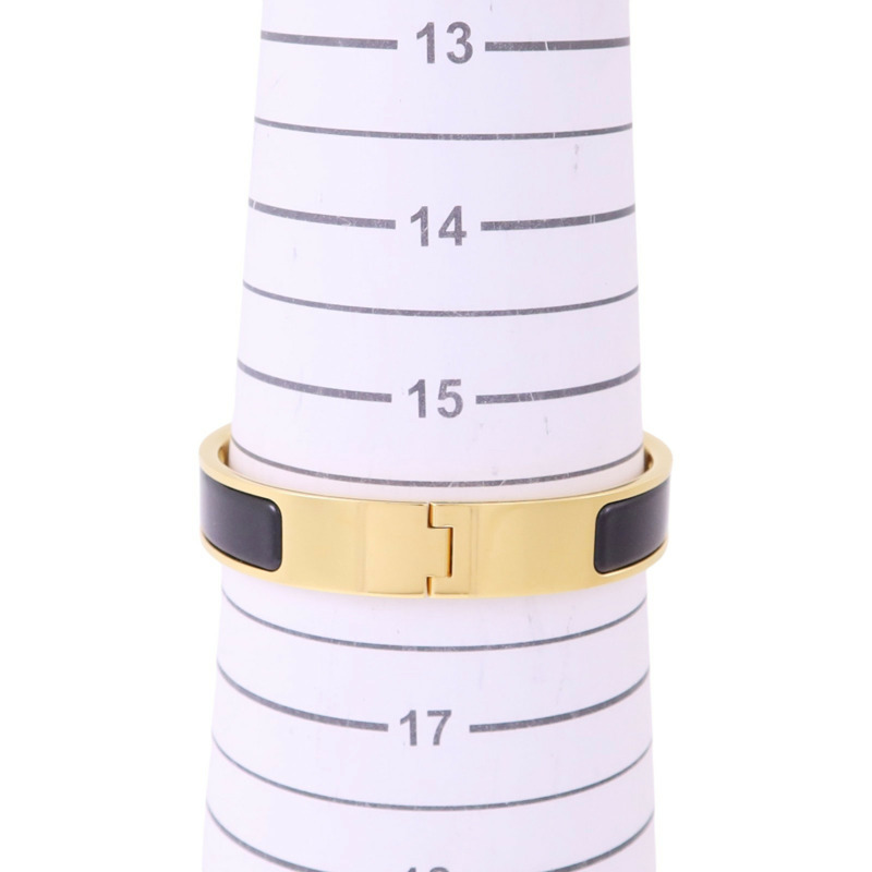 HERMES 金屬/琺瑯Clic H Bracelet金扣手鏈-8