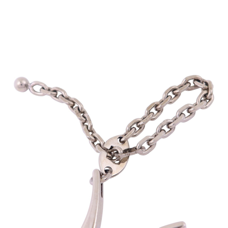 HERMES 金屬Filou Glove Clip Charm銀扣掛飾-4