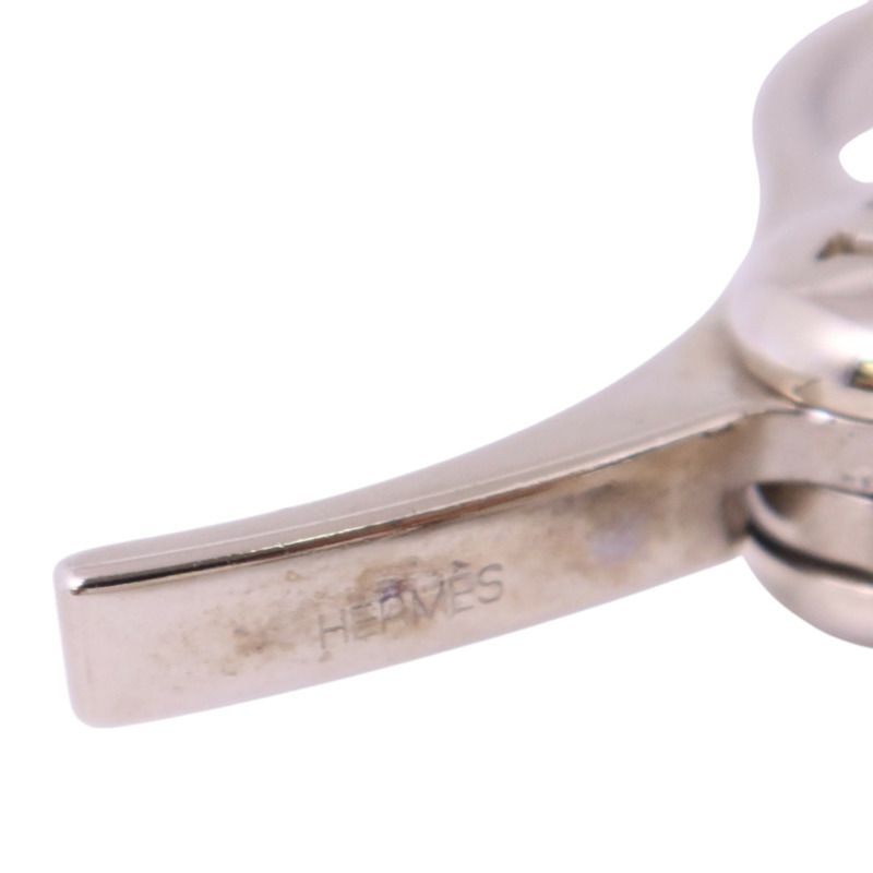 HERMES 金屬Filou Glove Clip Charm銀扣掛飾-8
