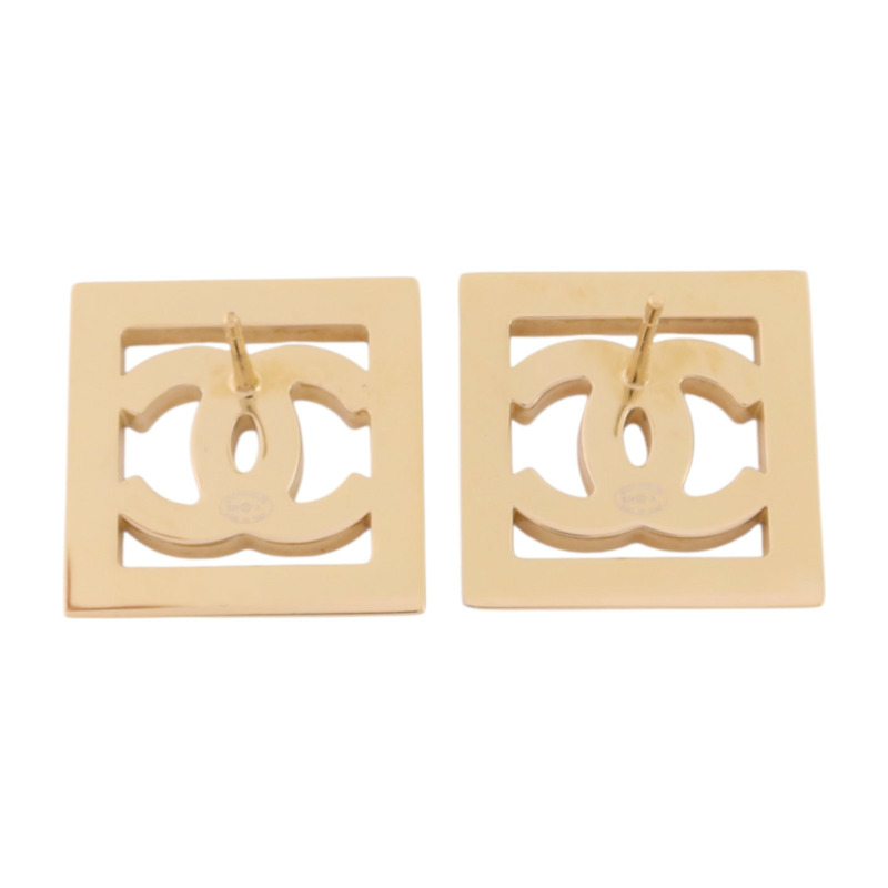 CHANEL 金屬Earrings金扣耳環-2