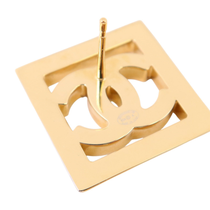 CHANEL 金屬Earrings金扣耳環-4