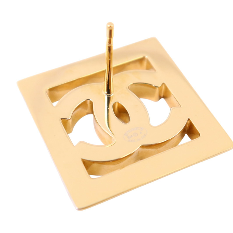 CHANEL 金屬Earrings金扣耳環-5