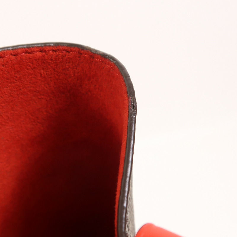 LOUIS VUITTON Monogram Neo Noe Bucket Bag金扣肩背袋Coquelicot-17