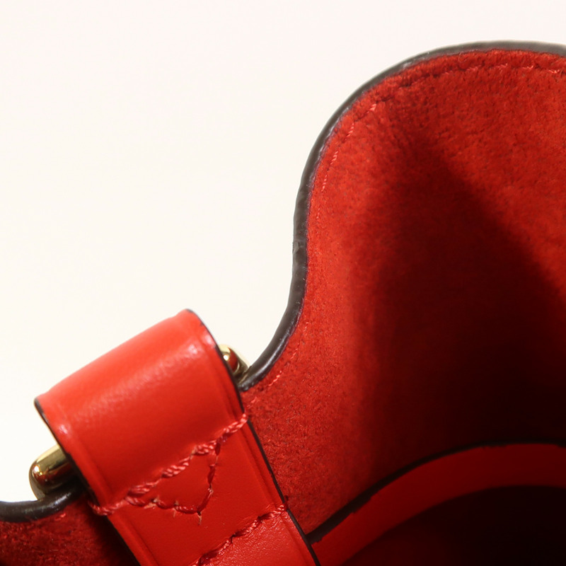 LOUIS VUITTON Monogram Neo Noe Bucket Bag金扣肩背袋Coquelicot-18