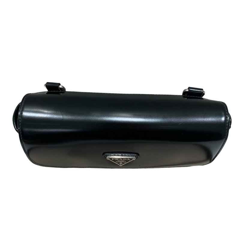 PRADA 普拉達 ECONYL 再生尼龍 側背包 手機包 黑色 銀釦-6