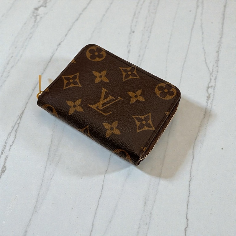 莉亞精品♡ LV M60067 ㄇ拉老花零錢卡包 二手-0