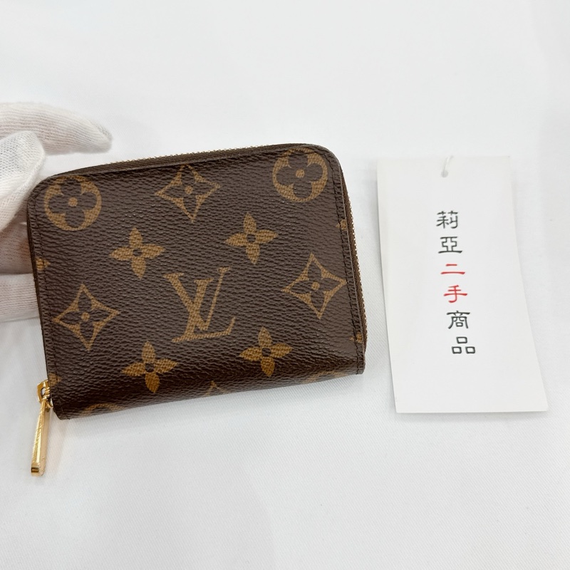 莉亞精品♡ LV M60067 ㄇ拉老花零錢卡包 二手-1