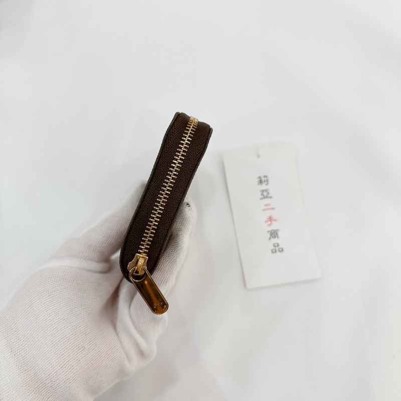 莉亞精品♡ LV M60067 ㄇ拉老花零錢卡包 二手-5