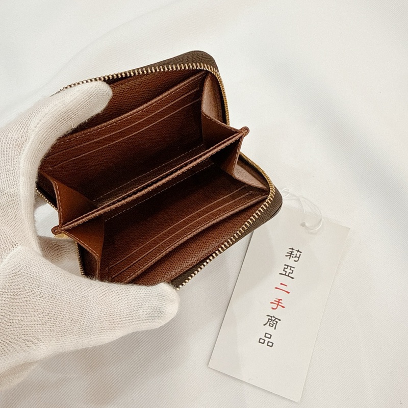 莉亞精品♡ LV M60067 ㄇ拉老花零錢卡包 二手-13