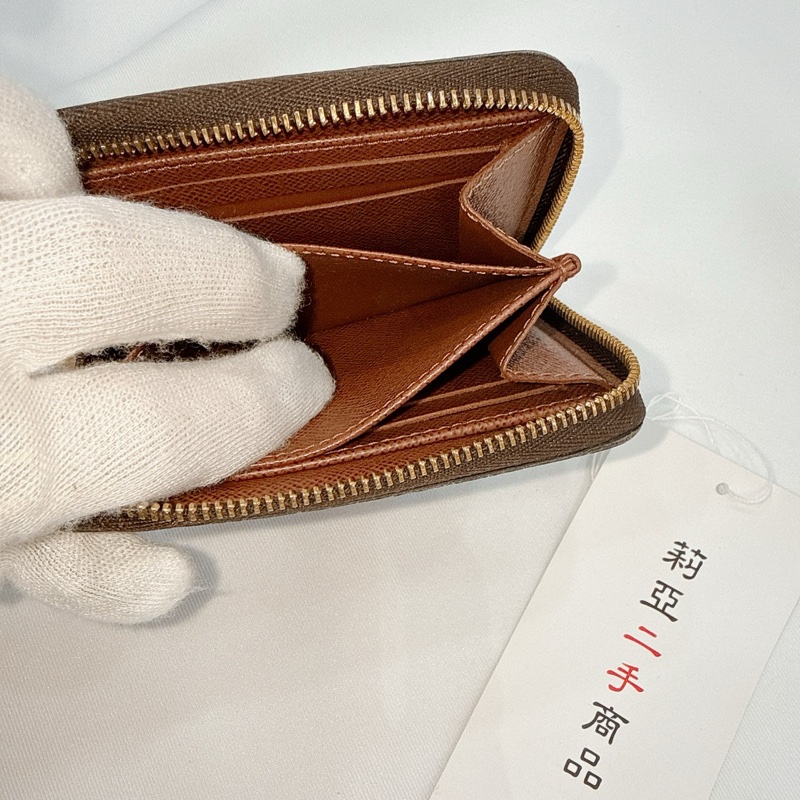 莉亞精品♡ LV M60067 ㄇ拉老花零錢卡包 二手-18