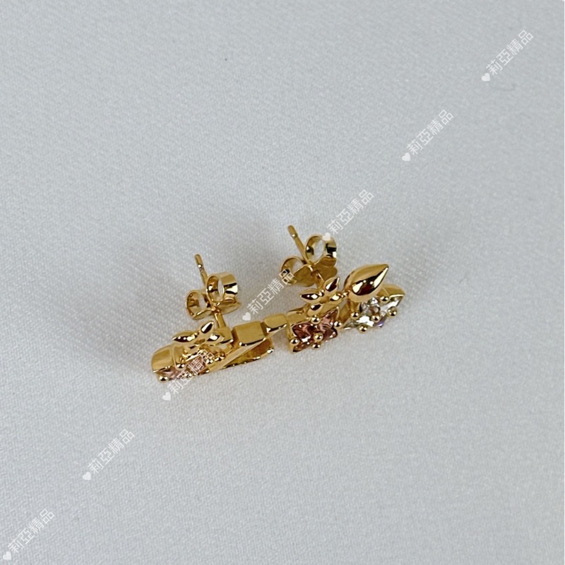 莉亞精品♡ LV M00786 耳環 二手-3