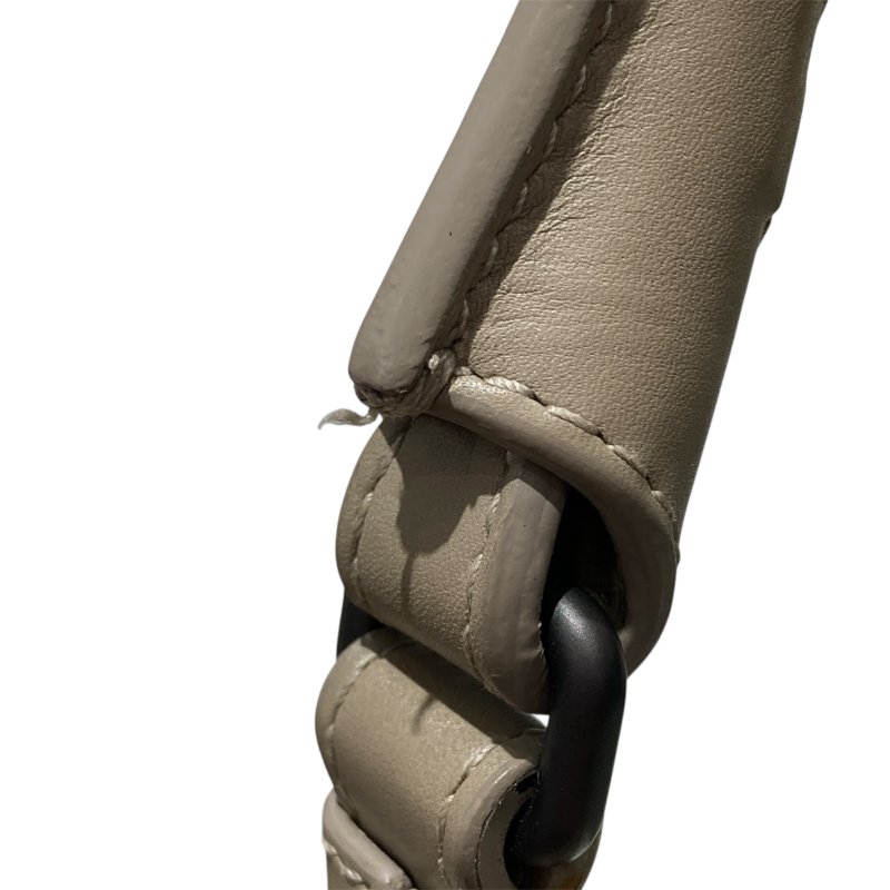 BOTTEGA VENETA LIGHT GREY ROMA 2WAY BAG 皮革編織包 手提/斜背兩用包-10