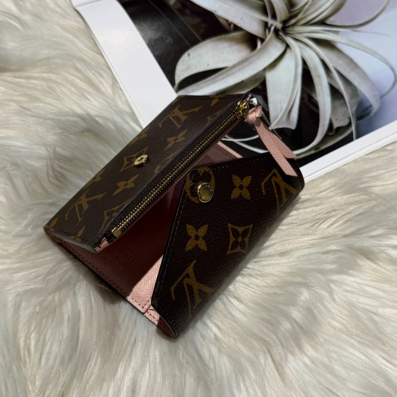 LV 經典老花三折短夾-2