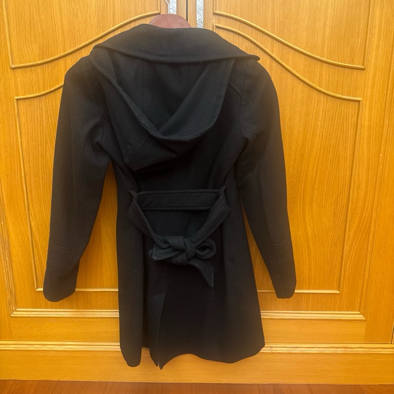 Michael Kors 黑色長版大衣 PS-1