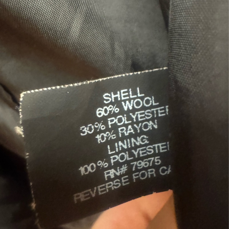 Michael Kors 黑色長版大衣 PS-9