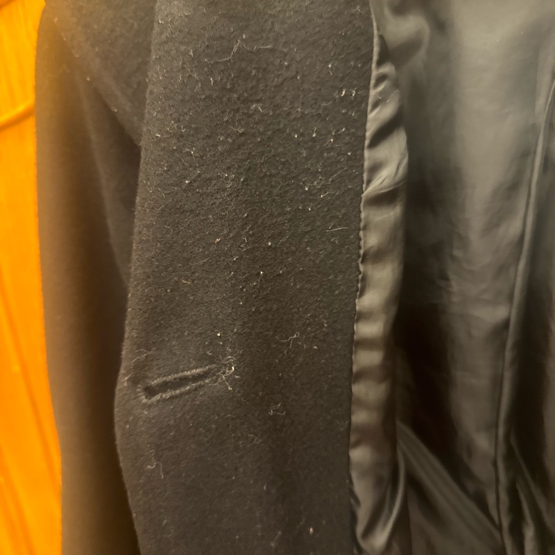 Michael Kors 黑色長版大衣 PS-12