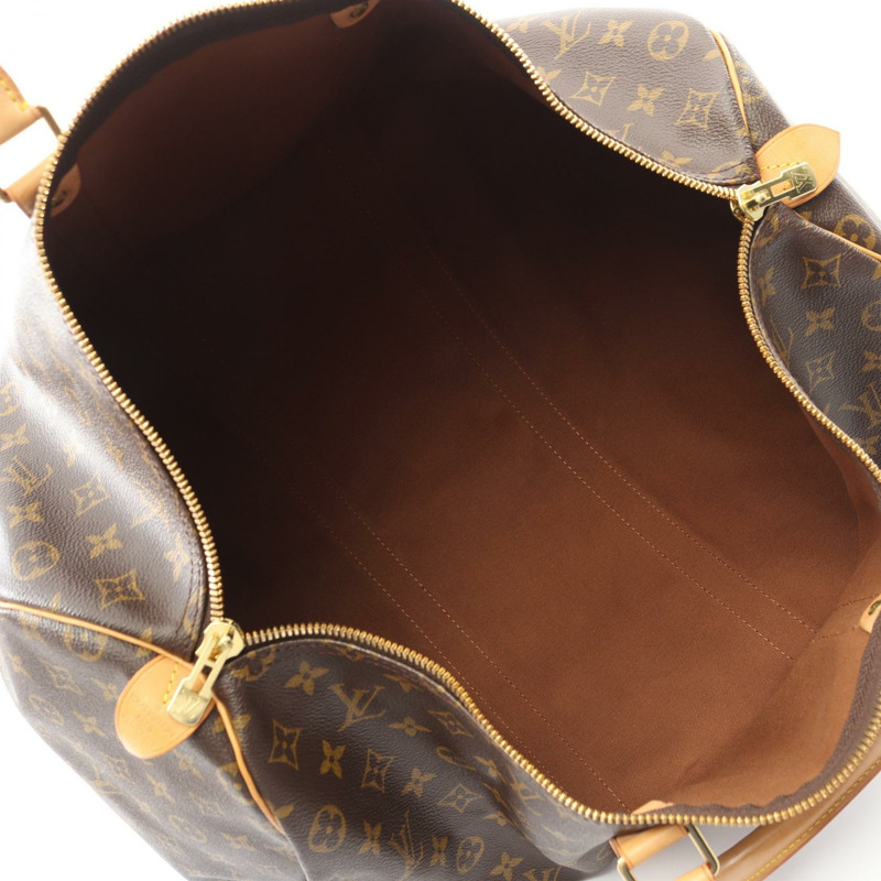 路易威登 Keepall 50 旅行手提包 M41426 Monogram 皮革 棕色 二手 LV-2