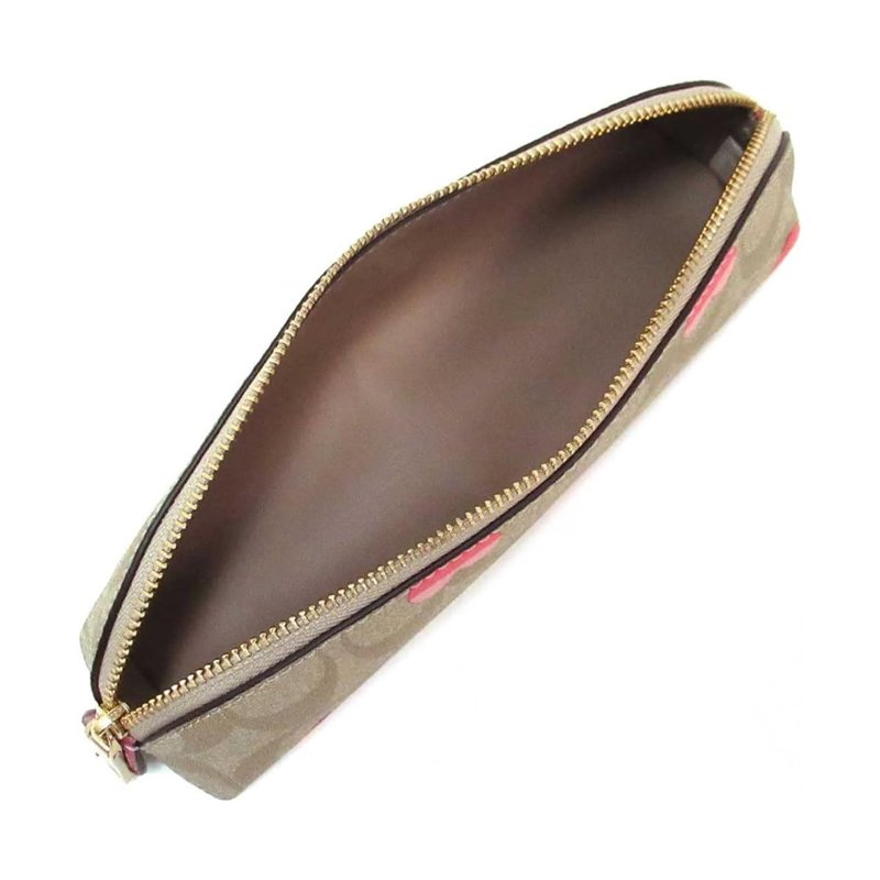 【COACH】C-LOGO印花筆帶/化妝包-愛心-4